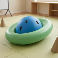 Ball-Shaped Rocker Grip Handles Inflatable Dome Rocker Dome Balance Toy Cushioned