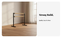Home Practice Barre Non-Slip Feet Freestanding Practice Bar Easy Storage Portable Dance Bar for Adults, Beginners, Gym