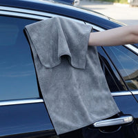 Large Microfibre Cloths and 30x60cm Microfibre Cloth, High Absorbency Microfibre Towel, Lint-Resistant Multi-Purpose Cleaning for Car, Glass and Home