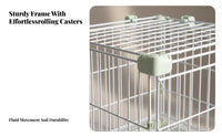 Stackable Design interlocking Wire Crate Combinable interlocking Wire Fence safe Door Latch Pet enclosure Easy Installation for Dog Owners, Indoors, Home, Living Room, outsidedoors