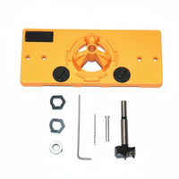 35mm Hinge Jig Easy to Use 35mm Concealed Hinge Jig Instant Grip Fixture Carpentry Hole Punch for DIY Enthusiasts, Furniture Making