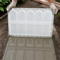 Garden Fence Concrete Mold for DIY Yard and Patio Decoration