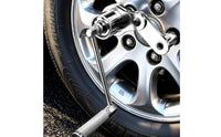 Easy-to-Read Wrench Kit Long-Lasting Wrench Set Sturdy Wheel Nut Removal Tool Non-Slip for Mechanics, Roadside Emergency