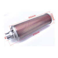 Air Compressor Silencer Threaded Pneumatic Muffler Pneumatic Silencer Compact Hardware Inline for Technicians, Workshops