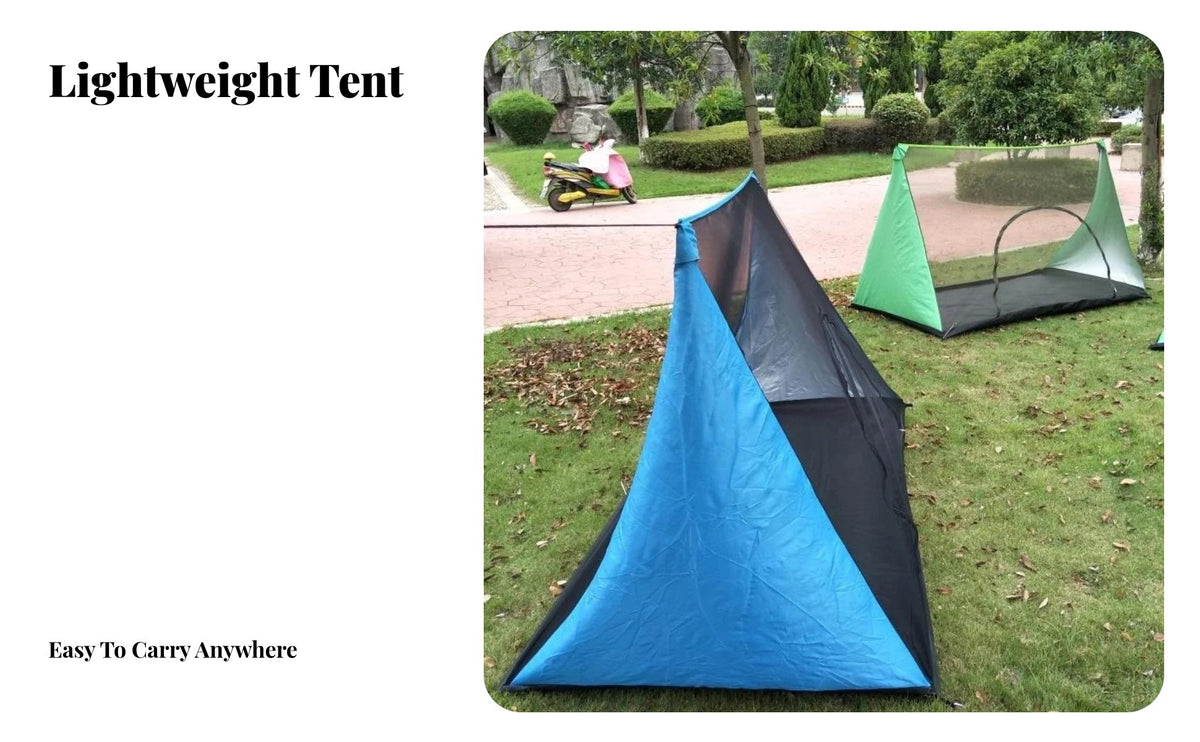 Pole-Less Mesh Tent Portable Camping Shelter Lightweight Screen for Backpackers, Tripers, Backpacking, Hiking, Trip
