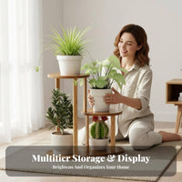Simple Design Circular Tiered Pot storage rackSaving Multimulti-tier Planter Stand Modern and design Plant Shelf Easy Assembly for Decorators, Gardeners, Homeowners, Living Room, Balcony, Bedroom, Office