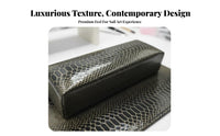 Soft Padding Snakeskin Pattern Hand Rest and Mat Easy to Clean Manicure Hand Pillow Comfortable for Manicurists, Clients, Home, Travel