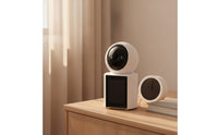 Desktop Visual Communication Device with Monitor Single-Key Visual Communication Device Camera Distant Door Phone for Elderly