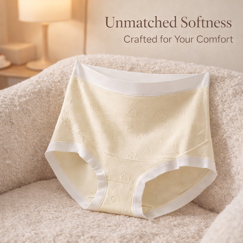 Postpartum Underwear High Waist with Premium Jacquard Material, Maternity Knickers After Birth for C Section Recovery, Breathable Gusset
