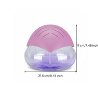 Negative Ion Water Air Revitalizer Mist-Mistless LED Light Air Purifier Odor Eliminator for Pet Owners, Office, Bedroom