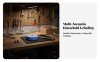 Drill Honing Tool with Mounting Base Sanding Disc Aluminum Oxide Abrasives for Hobbyists, Home Workshop