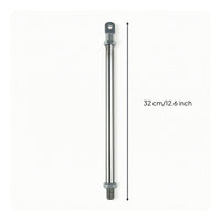 Adjustable Reciprocating Linkage Rod Assembly Threaded Rod with Connector Plate Polished Connecting Link Metal for Hobbyists