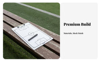 Portable Soccer Coaching Board Sturdy Soccer Clipboard for Training, Sideline