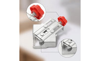 Metal Corner Clamp with Screw Mechanism Compact 90-Degree Clamp Adjustable Sturdy for Woodworking