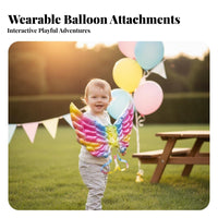 Photo Prop Butterfly Wings Costume Easy to Wear Inflatable Angel Wings Multi-Functional for Children, Girls, Festivals, Outdoor Play