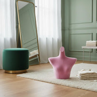 Lingerie Display Stand Curvy Design Bra Display Bust Smooth Surface Lingerie Torso Mannequin for Boutique, Industry Fair Show