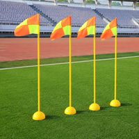 North Football Training Poles, Soccer Slalom Poles, Agility Speed Training Equipment Collapsible Agility Poles
