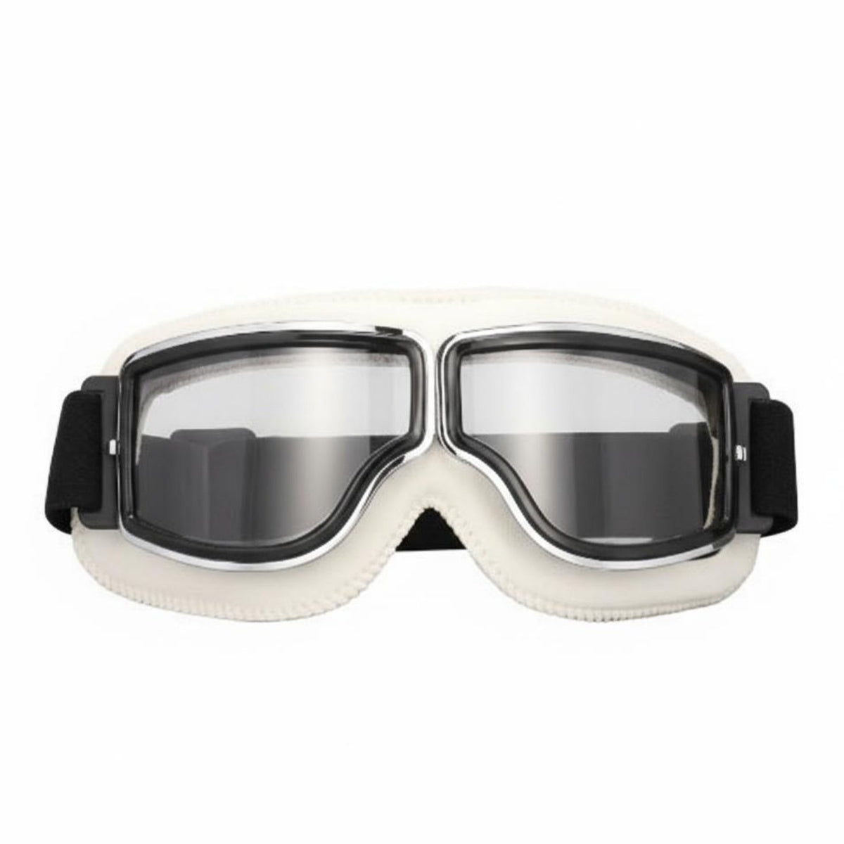 Retro Motorcycle Goggles Windproof Vintage Aviator Goggles Vintage Airman Helmet Visual Organs Wear Particulate Proof Riding