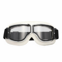 Retro Motorcycle Goggles Windproof Vintage Aviator Goggles Vintage Airman Helmet Visual Organs Wear Particulate Proof Riding