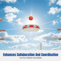 Group Building Drum, Outdoor Activity Equipment, Cooperative Sphere Bouncing Game, Team Training Tool for Adults and Kids