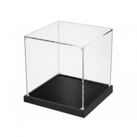 Acrylic Display Box High Visual Openness Clear Collectible Case Sturdy Construction Transparent Dustproof Cover for Collectors