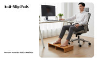 Single-Step Wooden Stool Multi-Purpose Footrest Ergonomic Support for Children