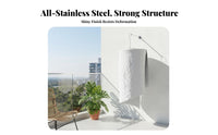Multi-Purpose Quilt Drying Hanger Rust Resistant Quilt Hanger Long-Lasting for Apartment Dwellers, Balcony, Small Areas