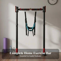 Damage-without Damage Doorway Pull Up Bar Wall-Friendly Design Adjustable No-Drill Pull-up Bar High Load Capacity Versatile Use for Adults, Kids, Indoor