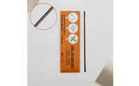 12 Pieces Precision Jeweler's Saw Blade Narrow Jewellery Saw Blade Straight Blades Flexible for Jewelers