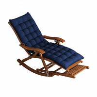 Foldable Adjustable Rocking Chair Space-Saving Recliner Ergonomic Design Leisure Seating Easy Assembly for Seniors, Adults, Office Workers, Living Room, Balcony, Patio, Bedroom