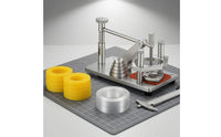 Watch Crystal Opening Tool Red Base Pad Watch Crystal Remover Screw Post