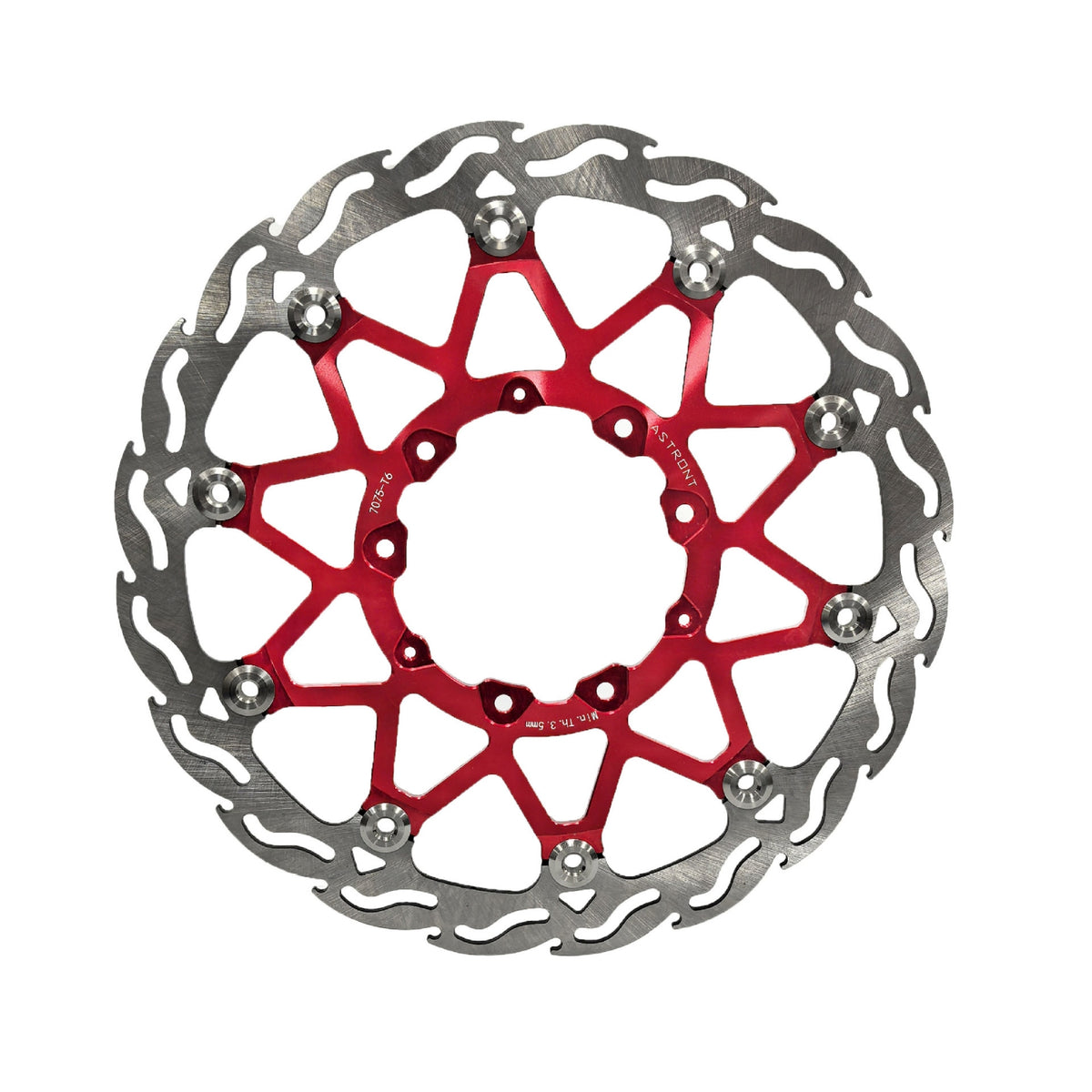 Motorcycle Brake Rotor Aluminum Front Brake Rotor Wider Hardware for Motorcyclists