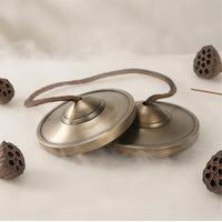 Hand Cymbals Small Finger Cymbals Portable Sagats for Practitioners, Meditation