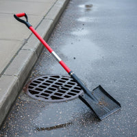 Thickened Perforated Shovel Multi Purpose Hollow Spade Leaky Holes Design Detachable Garden Shovel Easy Drainage for Agriculture, Farm