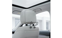 Stainless Steel Double Hook Car Hanger Multifunction Car Seat Hook Organizer Space Saving Headrest Coat Hanger Easy to Install for Travel