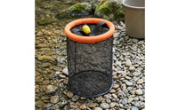 Orange Flotation Collar Floating Catch Basket High Buoyancy Foldable Catch Basket Drawstring Top Fishing Gear Carry Strap