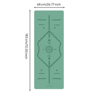 Exercise Mat Wear-Resistant Exercise Mat with Carrying Strap Anti Skid for Pilates Enthusiasts, Home Gym