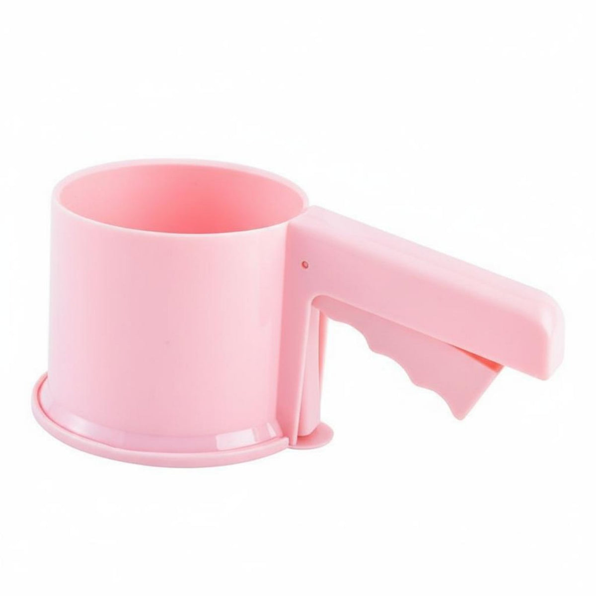 Semi-Automatic Flour Sifter Container Food Grade Material Handheld Container Sifter Powdered Sweetener Dispenser Long-Lasting