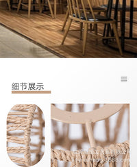 手工编织灯罩中式侘寂风民宿餐厅火锅店咖啡店创意灯具灯饰批发 美规