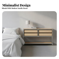 sleekslim Shelf and Drawer single Floor-Standing Storage Cabinet flexible
