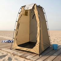 Lightweight Portable Changing Room Waterproof Portable Toilet Tent Ventilated Outdoor Changing Room Protection for Anglers, Campers, Beachgoers, Fishing, Poolside, Beach, Photoshoots
