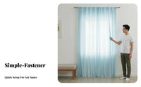 Room Darkening Layered Blackout Curtain Modern Design Window Treatment Multiple Hanging Designs Drapery Panel Excellent Drape for Light Sleepers, Interior Decorators, Homeowners, Bedroom, Nursery
