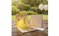 3D Recordable Birthday Card Customizable Spring-up Card Smart Digital