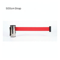 Space-Saving Wall Mounted Retractable Belt Barrier Professional Wall Barrier with Retractable Belt Stable Long-Lasting for Restaurants