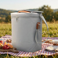 Cool Bag for Shopping Bags and Camping BBQ, Insulated Food Delivery Bag with Shoulder Strap, Oxford Cloth Lunch Bags for Women, Bag Men Use