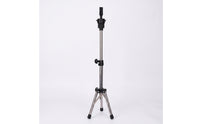 Desktop Mannequin Head Tripod Adjustable Hairpiece Stand with Clamp Compact Hairpiece Stand with Tripod Base Stable for Home Practice