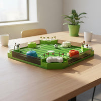 4 Player Soccer Game Family Enjoyable Tabletop Soccer Showdown Set Multiplayer Desktop Game for Families, Kids, Home, Party