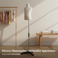 Stable Base children's Clothing Display Mannequin Easy to Assemble Child Mannequin Body Lightweight Child Mannequin Torso Poseable for Retailers, Boutique Owners, Online Sellers, Photo Studio, Craft Display, Bedroom