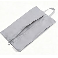 Slim Travel Shoe Bag Rectangular Zippered Shoe Bag Zipper Closure for Packing