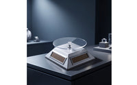 Rotating Display Stand Batterycordless Solar Rotating Stand Solar Turntable 360-Degree Display Rotator Automatic for Jewelers